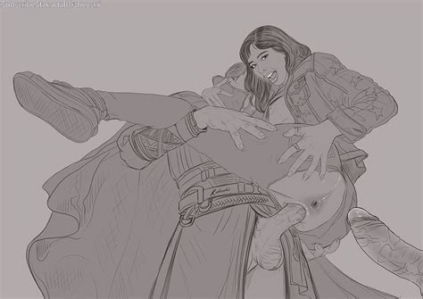 America Chavez Sketch By Rzhevskii Hentai Foundry