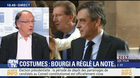 Costumes de François Fillon Robert Bourgi a réglé la note