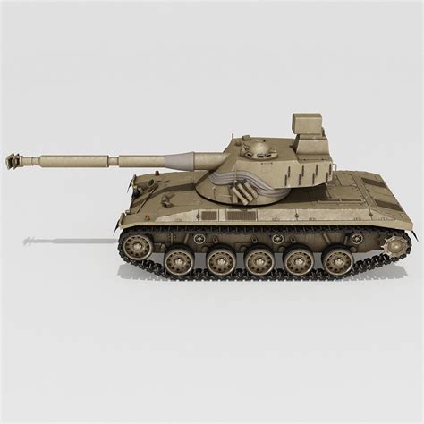 SK-105 Austrian Light Tank 2 3D Model $199 - .3ds .ma .obj .max .c4d ...