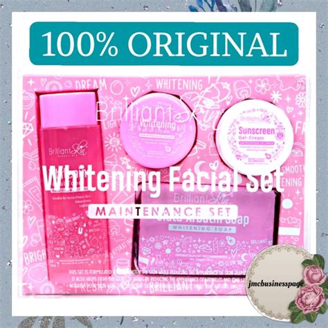 Brilliant Skin Whitening Facial Set New Packaging Shopee Philippines