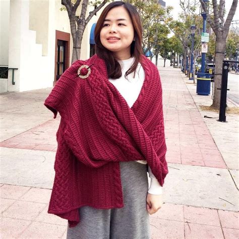 Wilshire Boulevard Wrap Knitting Pattern By Carla Pera Crochet Scarf