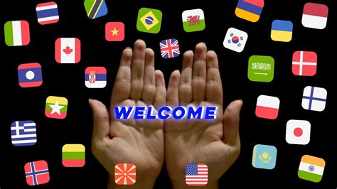 Asmr Welcome In Different Languages Youtube