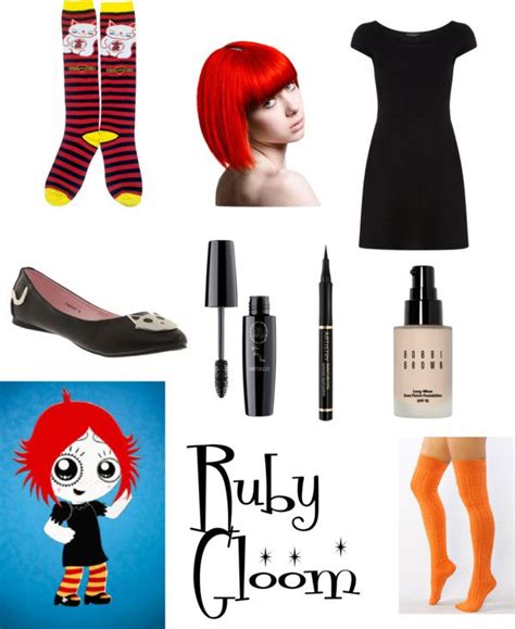 "Ruby Gloom halloween costume" by i-kissed-a-zombie liked on Polyvore ...