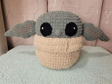 Squishy Baby Yoda Grogu Crochet Pattern - Etsy