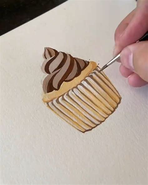 How to draw a cupcake step by step drawing tutorials – Artofit