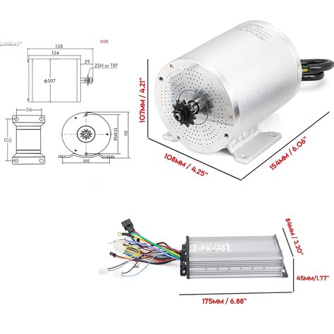 Kit Completo De Motor Dc Sin Escobillas Eléctrico Motor De Alta