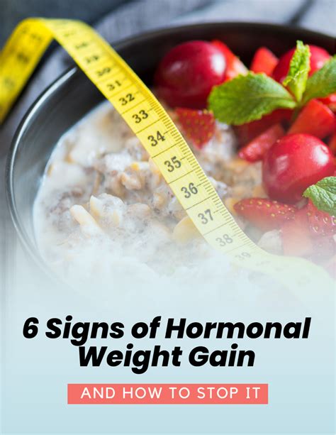 6 Signs of Hormonal Weight Gain