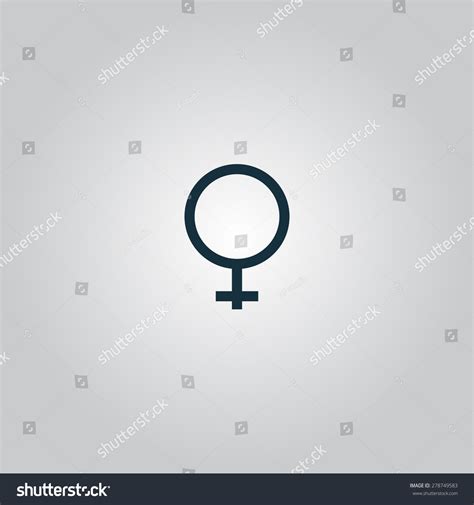 Female Sex Icon Flat Web Sign Stock Vector 278749583 Shutterstock