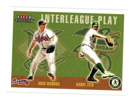 2003 Fleer Tradition Update U275 Greg Maddux Barry Zito EBay