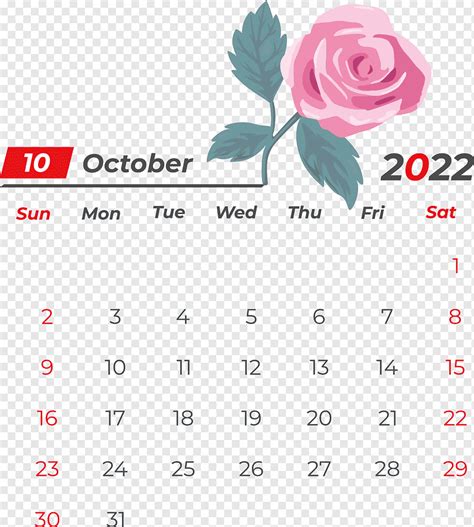 Kalender Oktober 2022 Png PNGWing