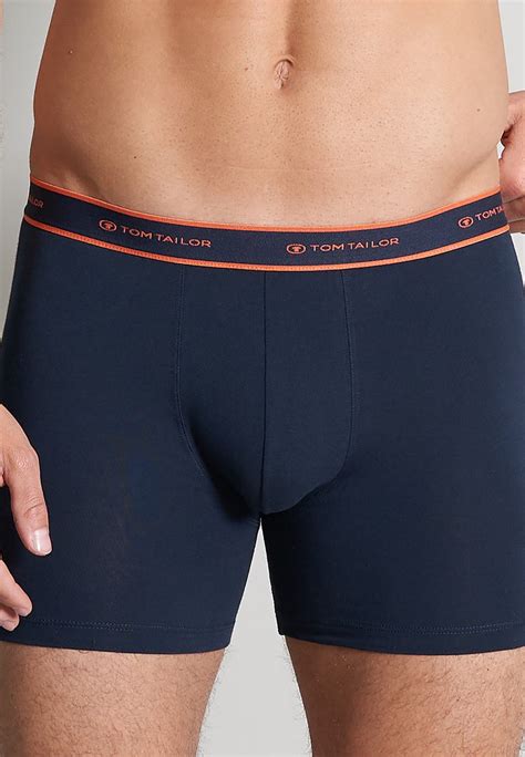 TOM TAILOR Kentucky 2 Pack Heren Boxer Met Langere Pijpen Blauw