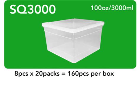 Fas Pack Square Series Microwavable Food Container Lazada Ph