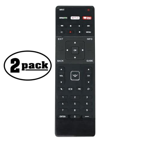 2-Pack Replacement D50U-173D1 Smart TV Remote Control for VIZIO TV ...