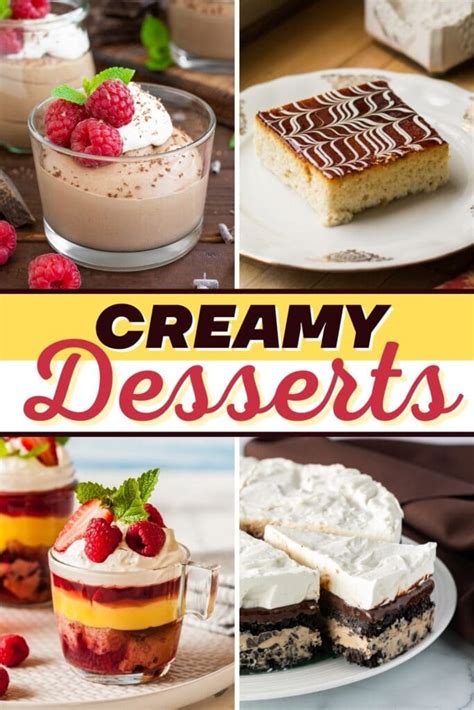 20 Easy Creamy Desserts - Insanely Good