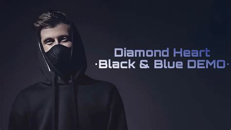 Alan Walker Sophia Somajo Diamond Heart Black Blue DEMO HQ