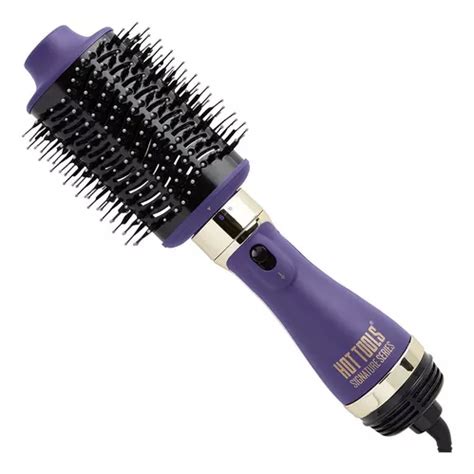 Cepillo Secador Hot Tools Salon One Step Oval Voluminizador Color Morado Mercadolivre