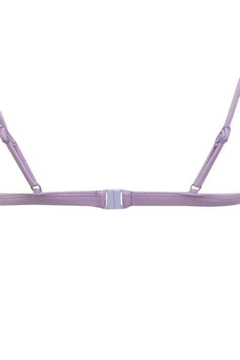 Purple WOMAN Afra X DeFacto Fall In Love Regular Fit Bikini Top DeFacto