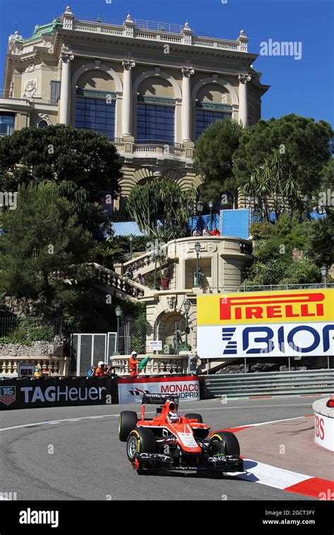 Jules Bianchi FRA Marussia F1 Team MR02 Monaco Grand Prix Thursday