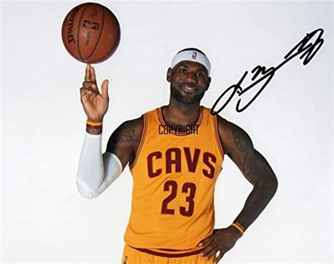 Dition Limit E Lebron James Basketball Photo D Dicac E Par Autographe