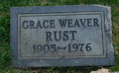 Grace Weaver Rust 1905 1976 Mémorial Find a Grave