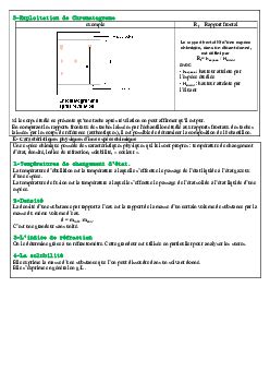 Extraction séparation et identification des espèces chimiques Résumé