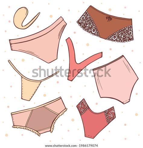 Nude Color Lingerie Set Isolated On เวกเตอรสตอก ปลอดคาลขสทธ 1986579074 Shutterstock