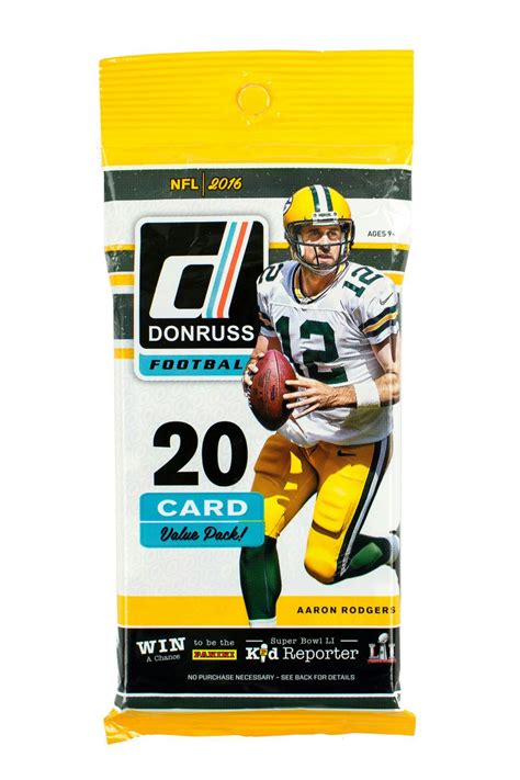 2016 Panini Donruss Football Jumbo Value Pack Da Card World