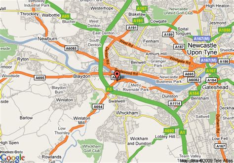 Map of Express By Holiday Inn Newcastle Metro Centre, Gateshead