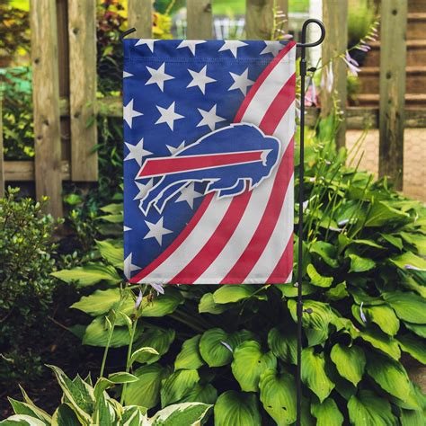 Buffalo Bills Americana Garden Flag | Fireworks design, Americana, Flag ...