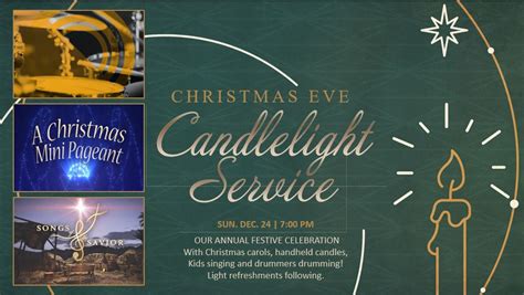 Christmas Eve Candlelight Service 7pm Fairview Avenue Church