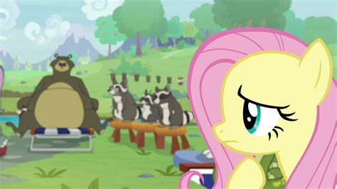 2133280 Safe Screencap Fluttershy Harry Sandra Smoky Smoky Jr