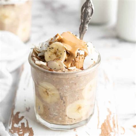 Peanut Butter Banana Overnight Oats Jessica In The Kitchen