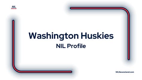 Washington Huskies Nil — Nil Newsstand Nil News