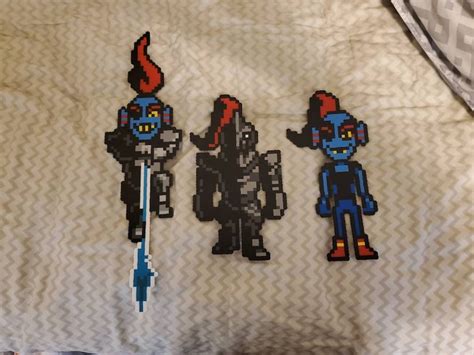 UNDERTALE Undyne Perler Bead Sprite Set Etsy Israel