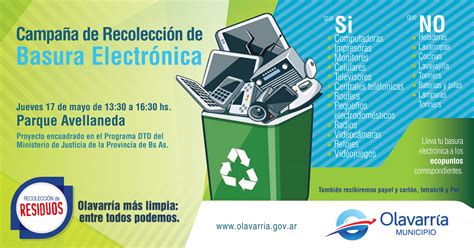 Campaña De Recolección De Basura Electrónica Municipalidad Del