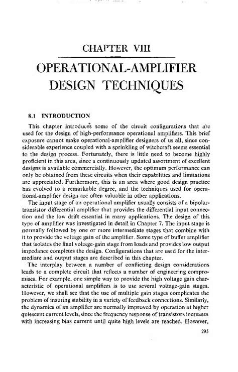 (PDF) OPERATIONAL-AMPLIFIER DESIGN TECHNIQUES · PDF file296 Operational-Amplifier Design ...