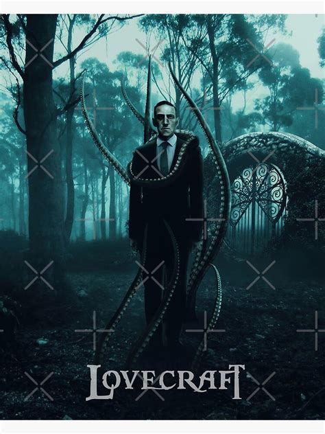 Hp Lovecraft Poster For Sale By Camikaze Es Redbubble