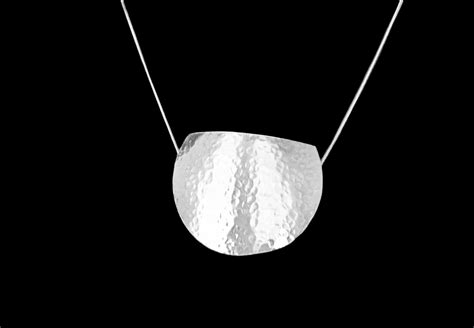 Minimalist silver necklace - Deenie and Flip Jewelry Design