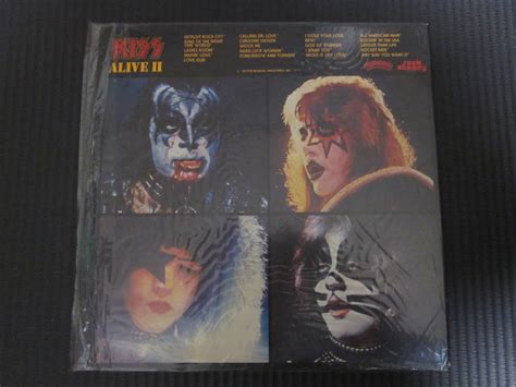 Yahooオークション 大量出品中 洋楽 Lp 古いレコード 2枚組 Kiss「a