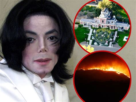 Rancho Neverland de Michael Jackson ameaçado por incêndio florestal no