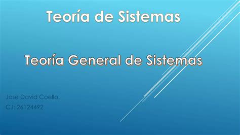 Teor A General De Sistemas Ppt