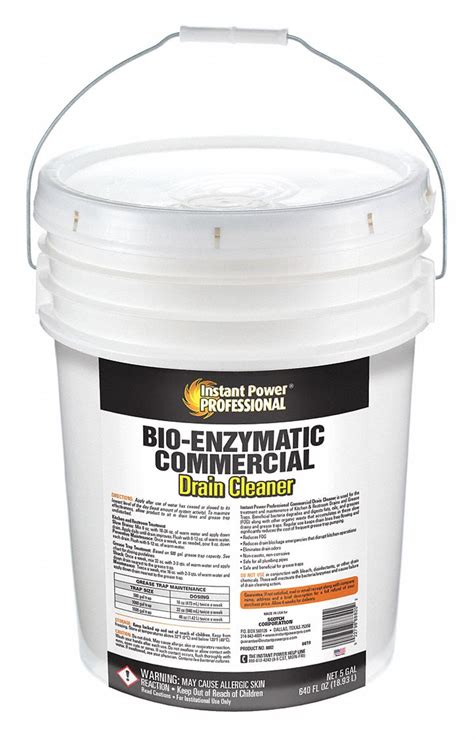 Instant Power Professional Commercial Drain Cleaner Bucket Gal