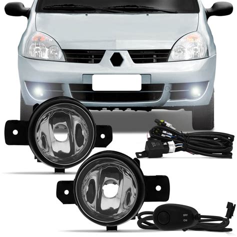 Kit Farol Milha Clio 2003 2004 2005 2006 2007 2008 2009 2010 2011 2012