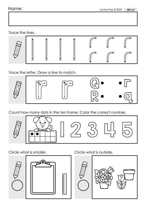 Preschool Morning Work Set 6