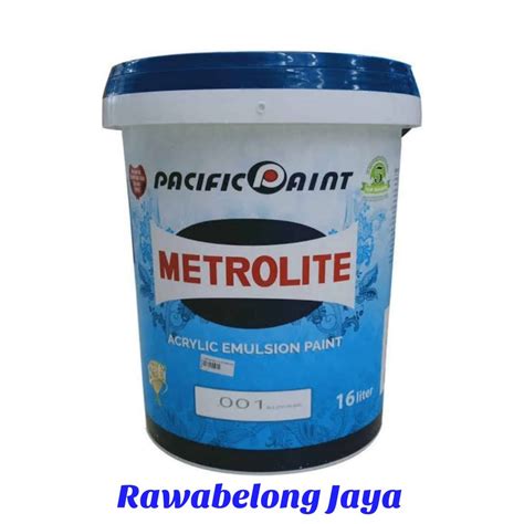 Jual CAT TEMBOK METROLITE PUTIH PAIL 16 LITER Shopee Indonesia