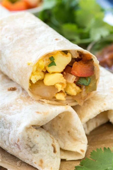 Easy Breakfast Burritos - Crazy for Crust