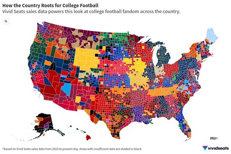 College Football Fan Map: Where Are Your Team's Fans?