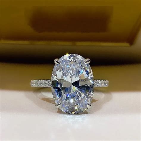 Buy Hailey Bieber Engagement Ring Styled Sparkling Treasure DRIN212