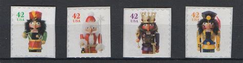 Scott Holiday Nutcrackers Atm Booklet Singles Set Mnh The