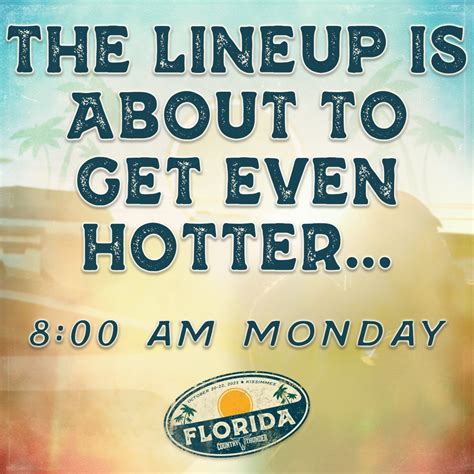 Country Thunder on Twitter: "Country Thunder Florida is about to get even hotter! Tomorrow you ...